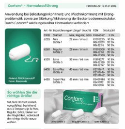 Medizintechnik Heise - Contam Vaginaltampons